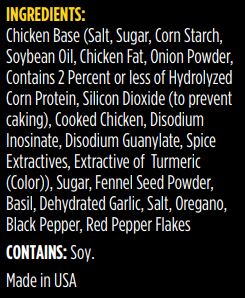 Spaghetti Sauce Mix