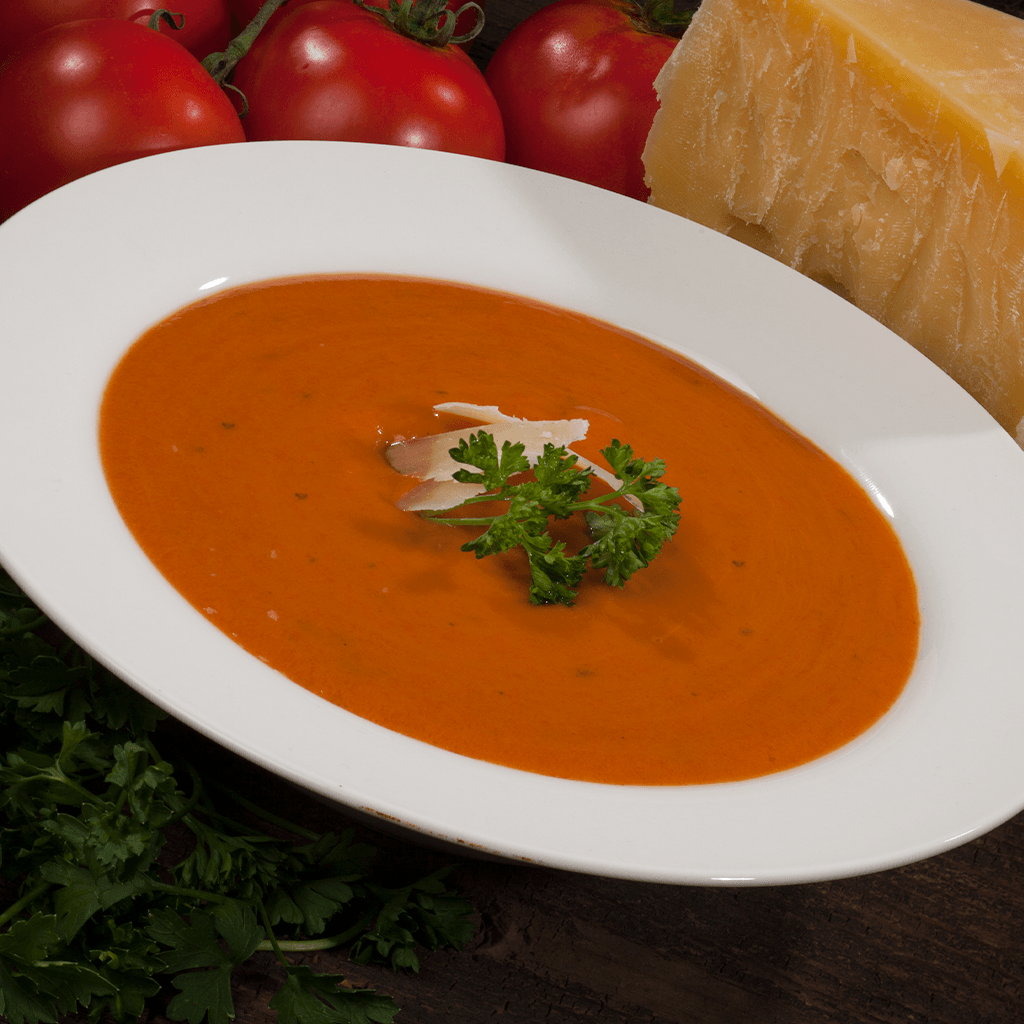 Roasted Tomato Parmesan Soup